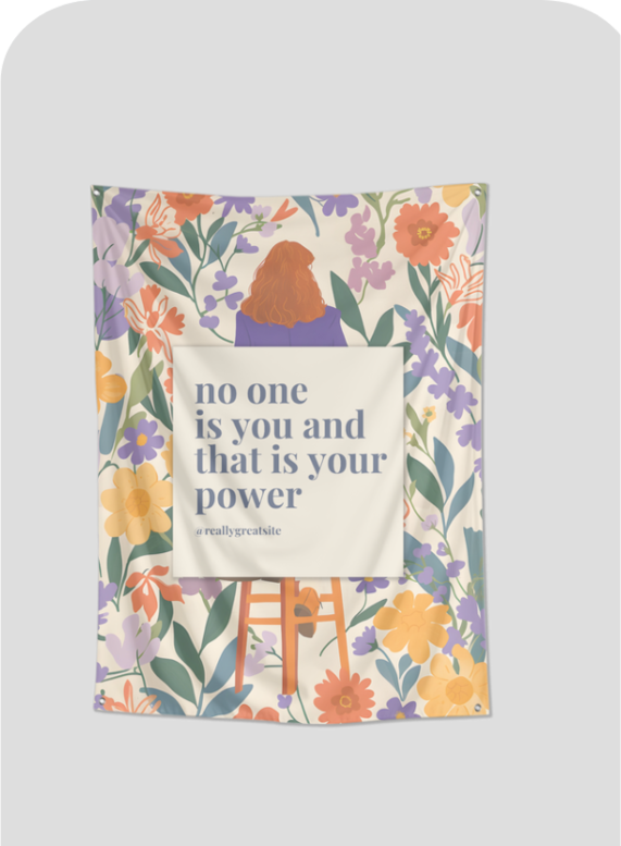You are Unique Tapestry 26*36