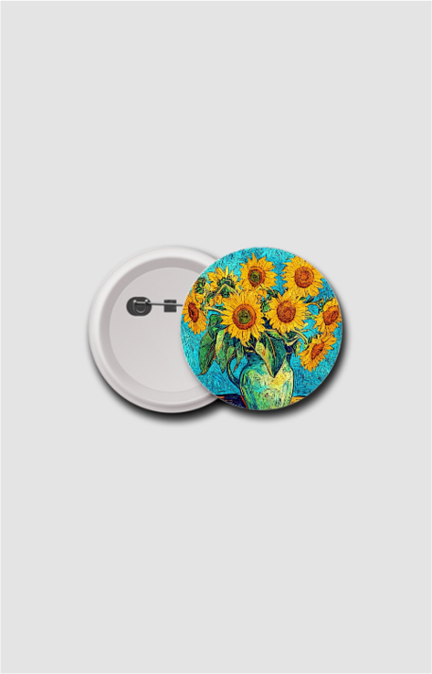 Boho Designer Button Badge