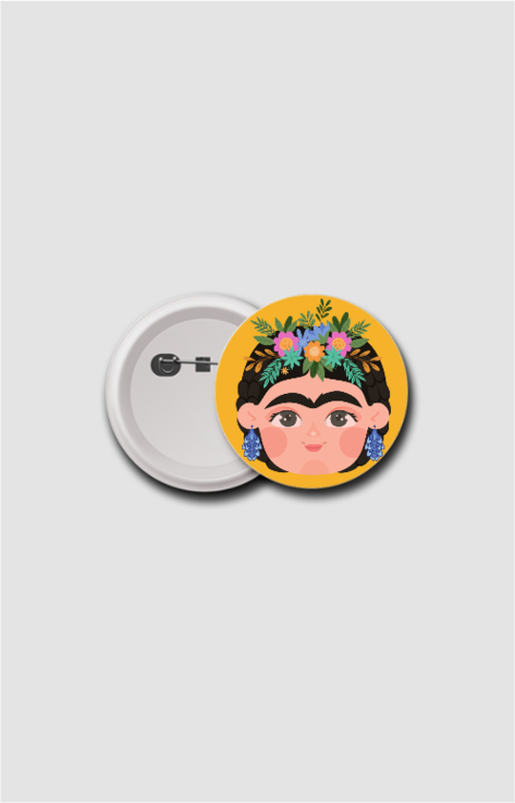 Boho Designer Button Badge