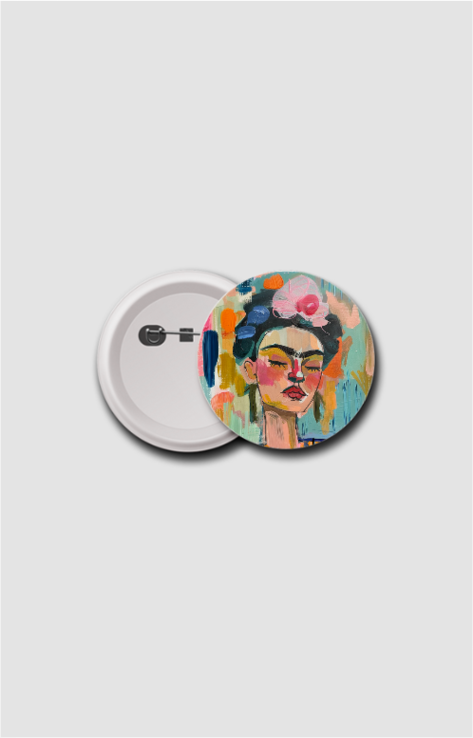 Boho Designer Button Badge