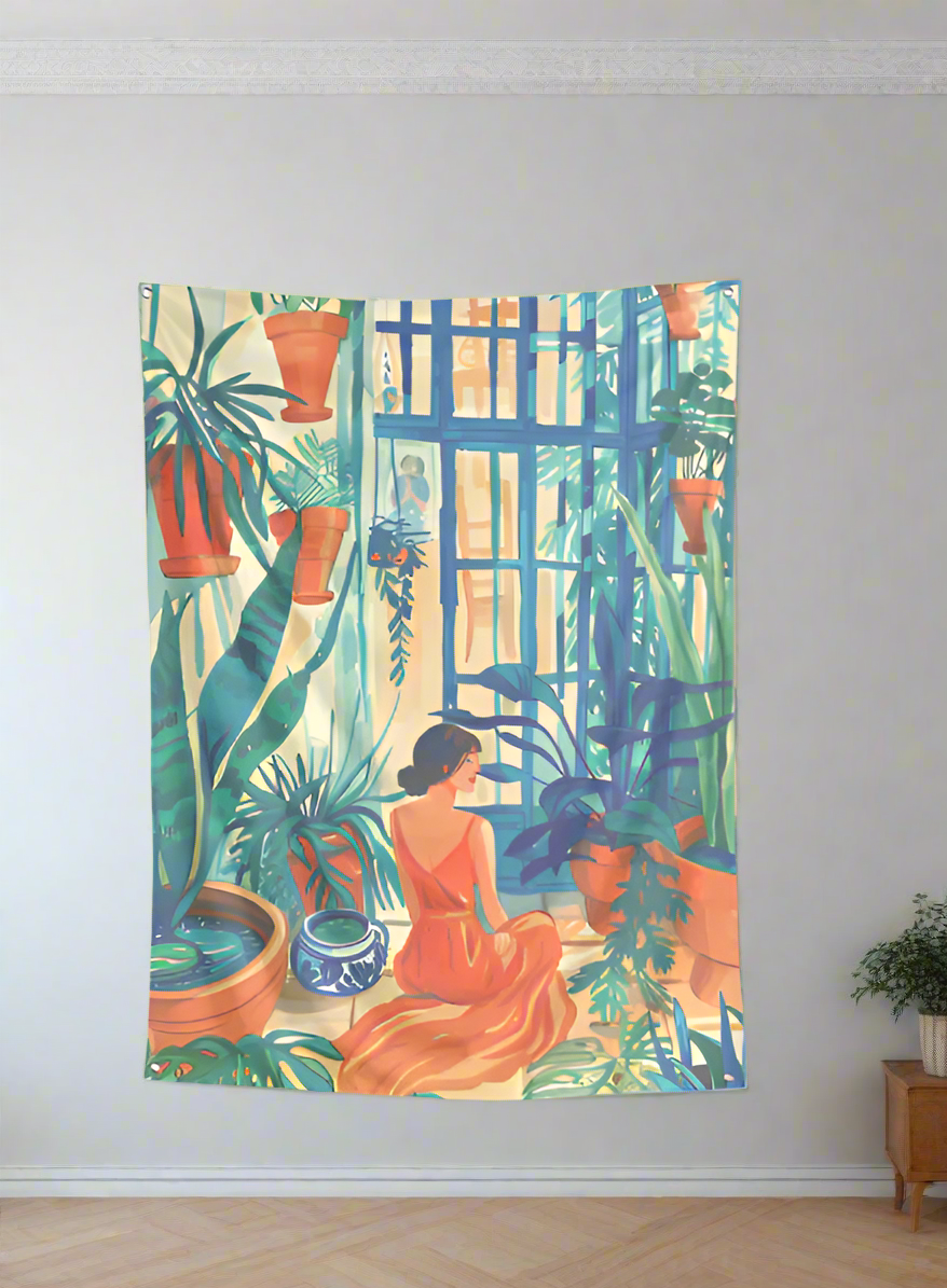 Boho Urban Jungle Tapestry