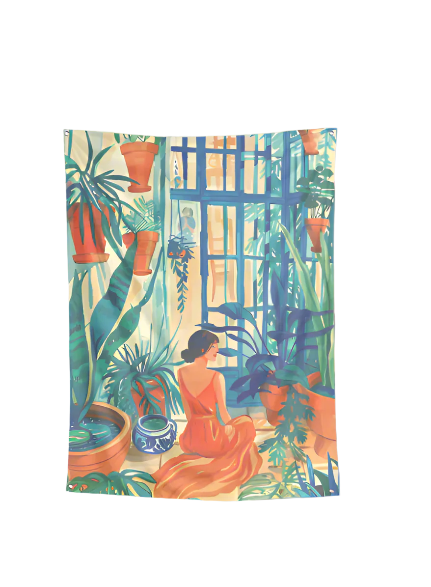 Boho Urban Jungle Tapestry