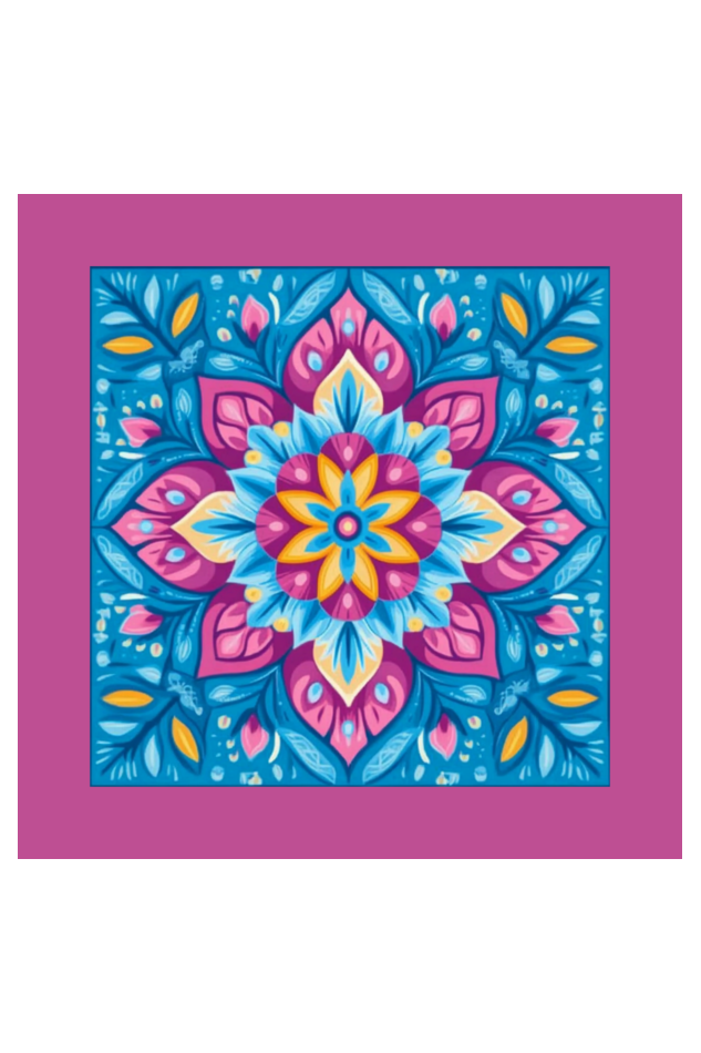 Floral Mandala Wall Art