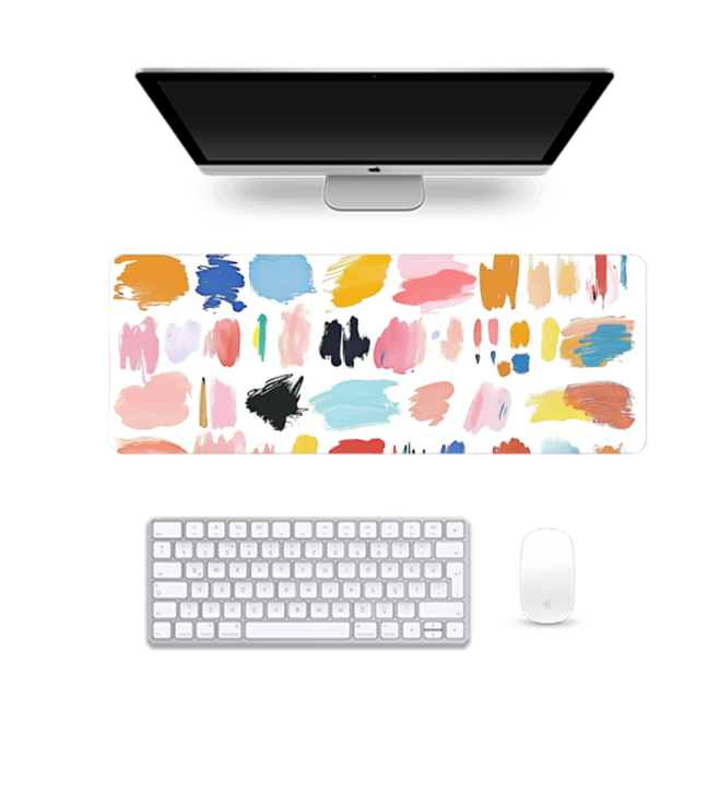 Abstract Flow | Gaming Pad | Desk mat | Desk Accessories for Work from Home and Office | Extended Mouse Pad
