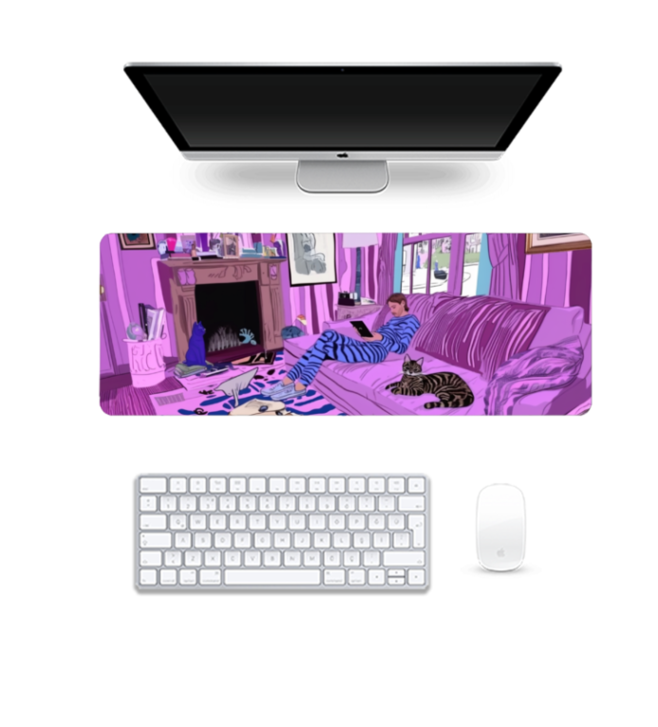 Cosmic Lounge | Gaming Pad | Desk mat | Desk Accessories for Work from Home and Office | Extended Mouse Pad