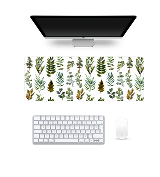 Fern Haven | Gaming Pad | Desk mat | Desk Accessories for Work from Home and Office | Extended Mouse Pad