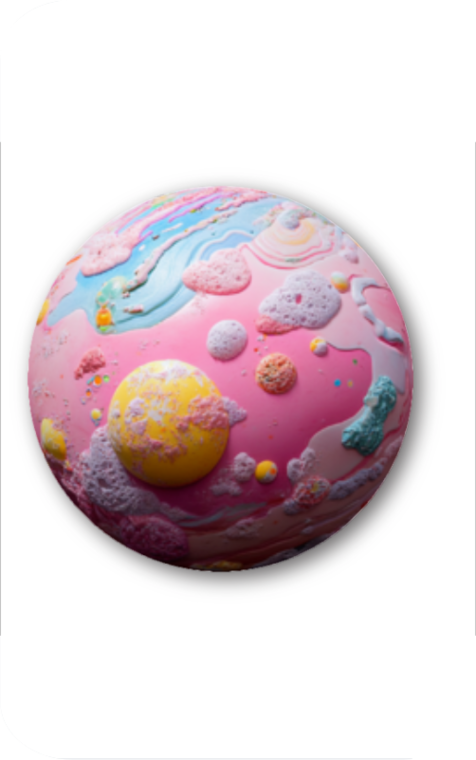 Bubble Gum Planet  Anti Skid Designer Mousepad