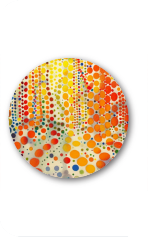 Kusama Art Dots Anti Skid Designer Mousepad