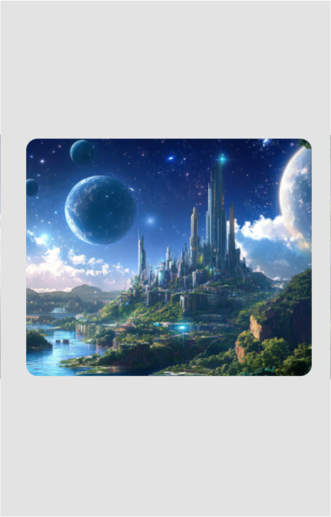Futuristic Anti Skid Designer Mousepad