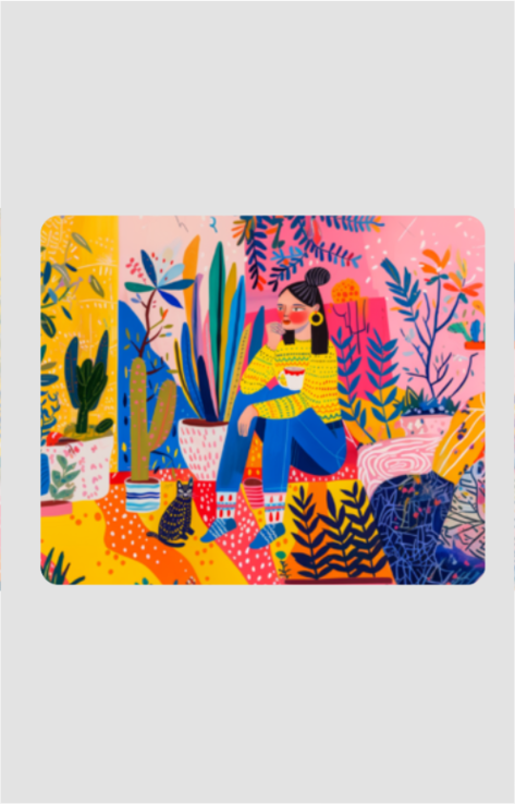 Boho Life  Anti Skid Designer Mousepad