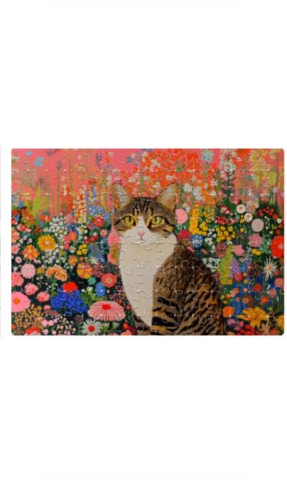 Cat Paradiso 120 Piece Jigsaw Puzzle