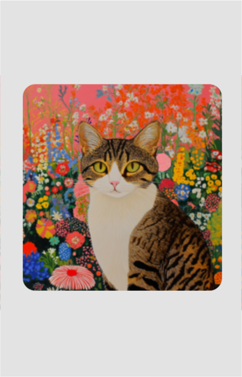 The Cat Queen Table Coaster