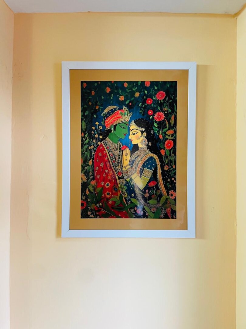 Radha Krishna Wall Art