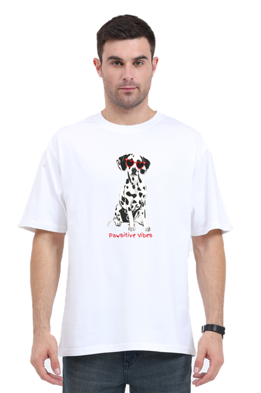 Pawsitive vibes Oversized Tshirt
