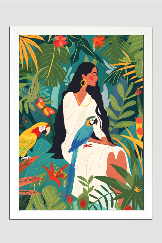 🌸Woman of Paradise🌸 Boho Wall Art