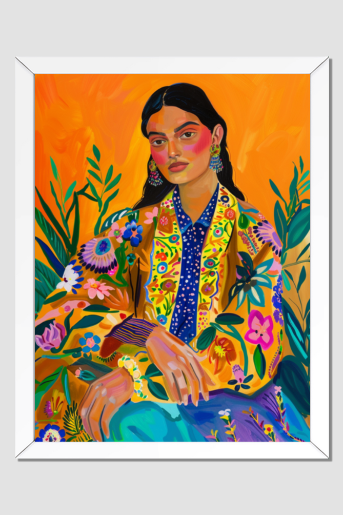 🌸Boho Balika🌸Framed Wall Art 18*24 Inch