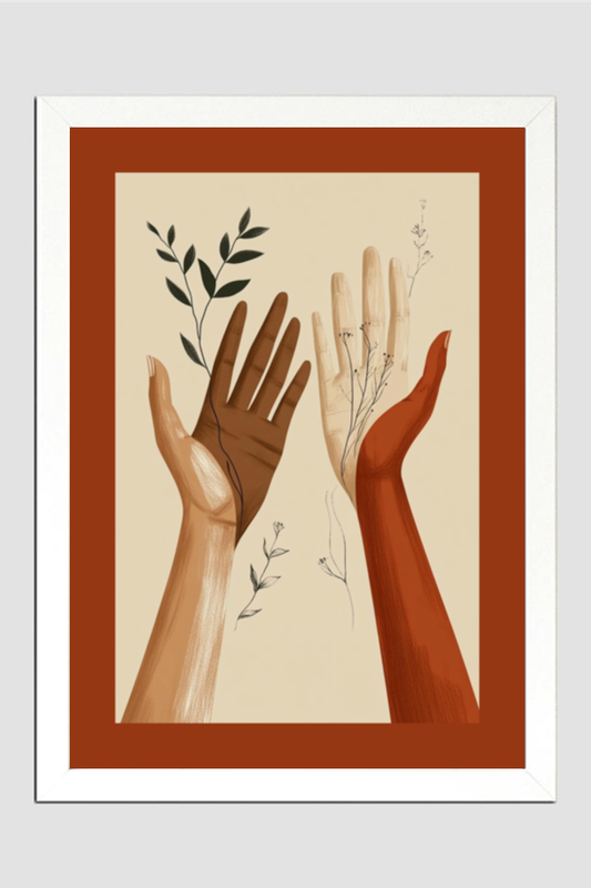 🌸The two Boho Hands🌸 Wall Art