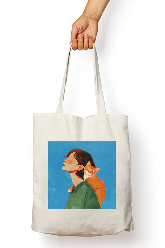 🐾❤️ Cat Love ❤️🐾 Zipped Tote Bag