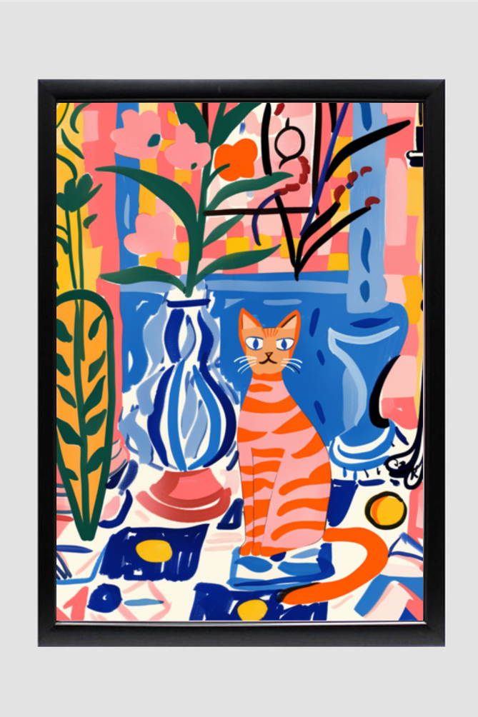 🌸The House Cat 🌸Boho Wall Art
