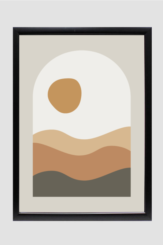 Desert Abstract Boho Wall Art