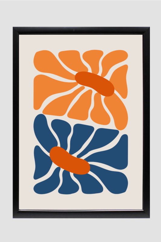 Floral Abstract Boho Wall Art