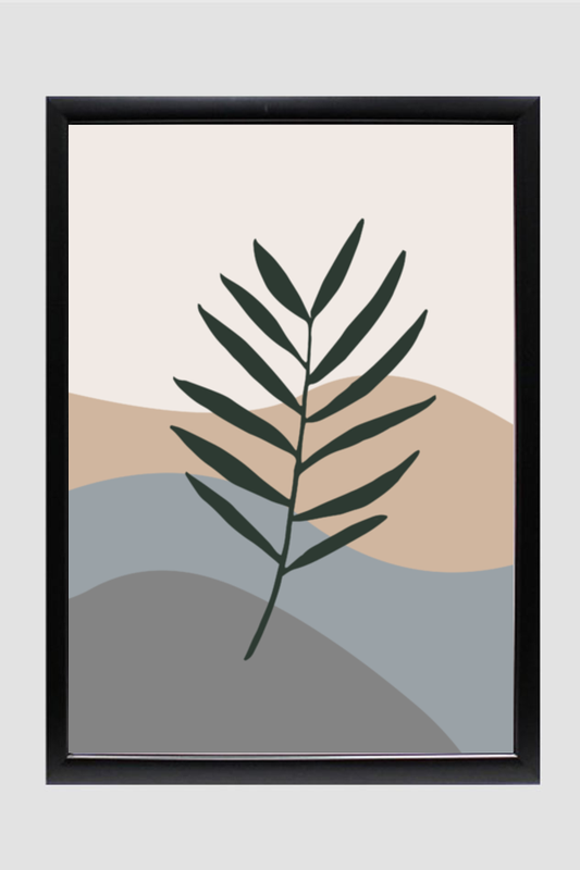 Leaves Abstract Boho Wall Art