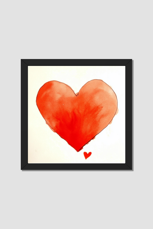 Mom and Baby Heart Wall Art