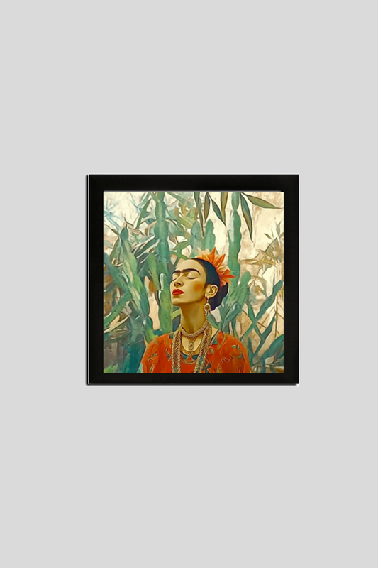 Frida With Trees Boho Wall Art