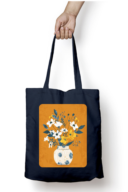 The Flower Vase Zipped Tote Bag