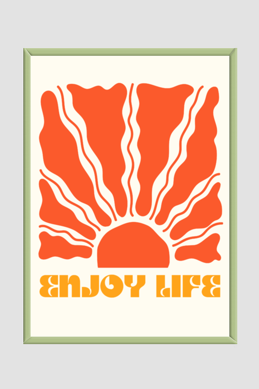 Enjoy Life Boho Wall Art