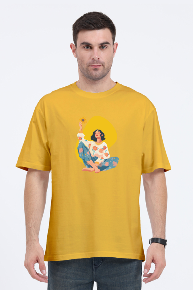Sunflower Girl Oversized Tshirt