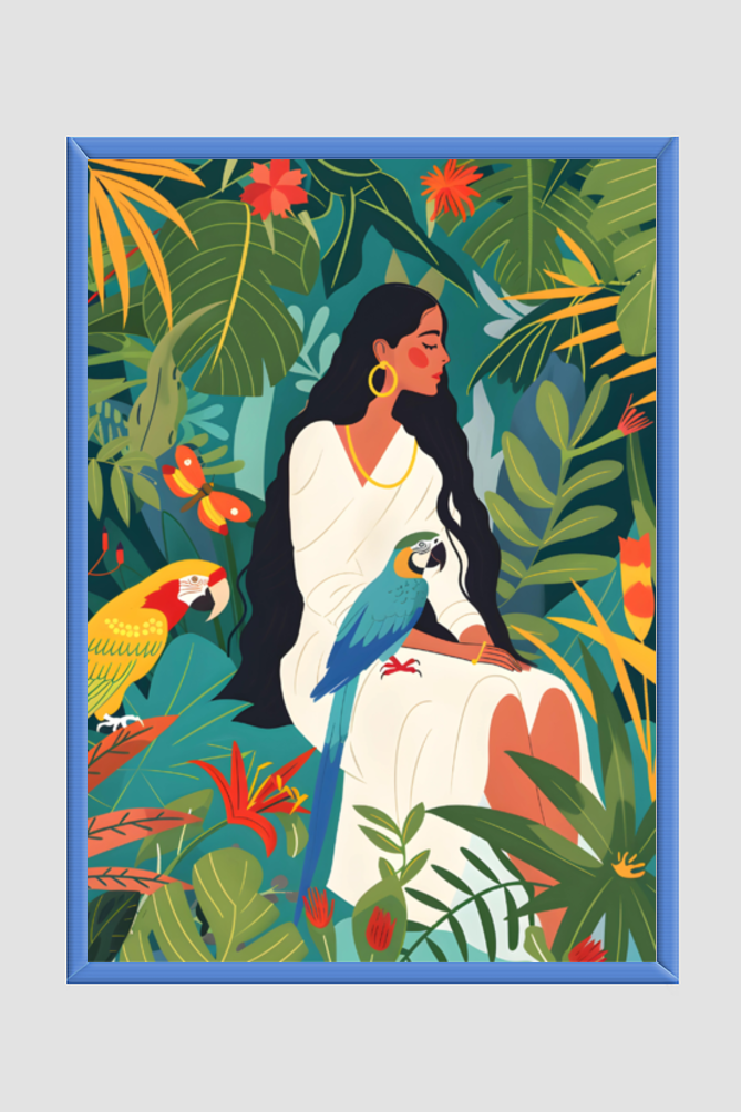 🌸Woman of Paradise🌸 Boho Wall Art