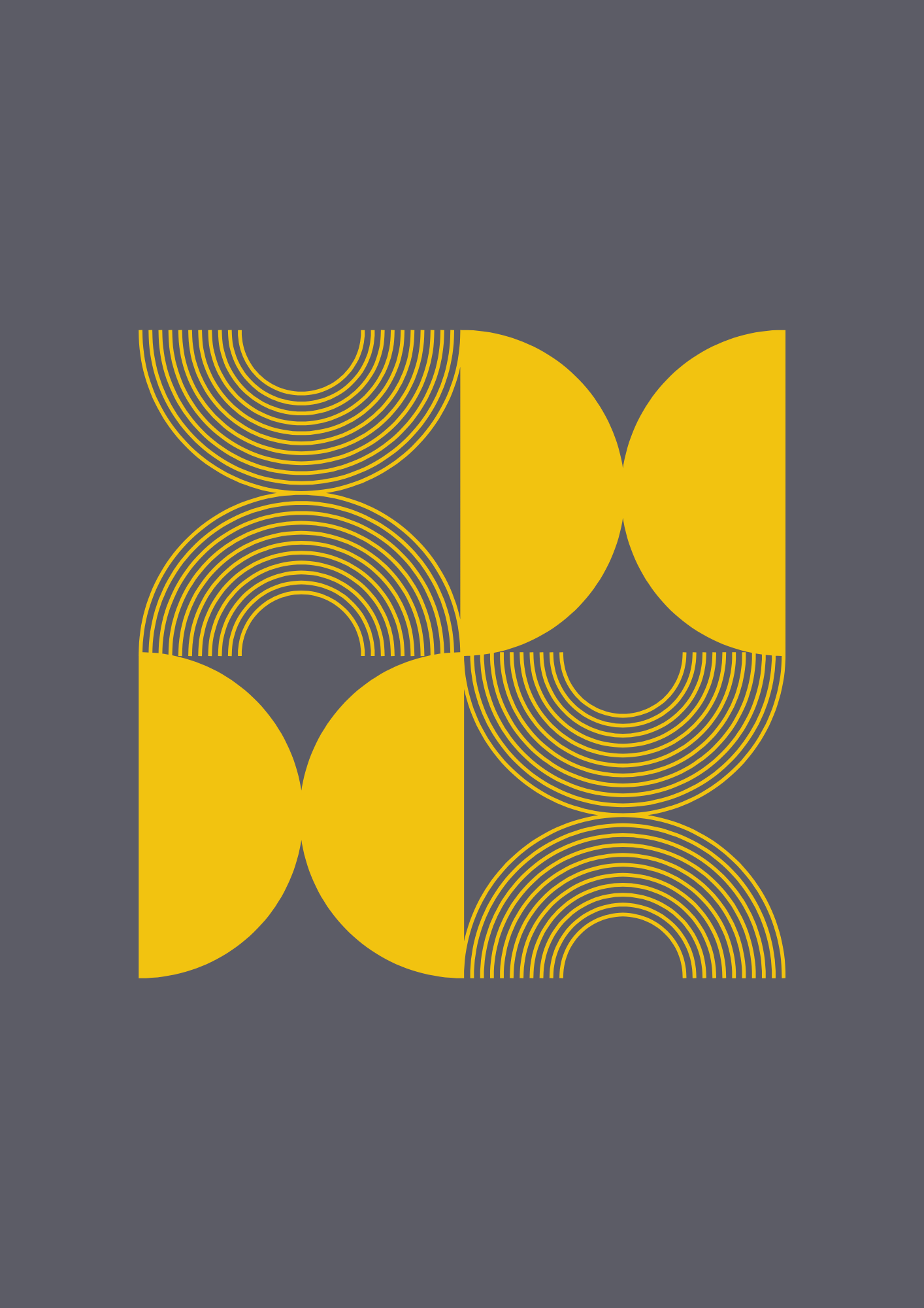 Boho Feminine Abstract Art Poster (Set of 3)