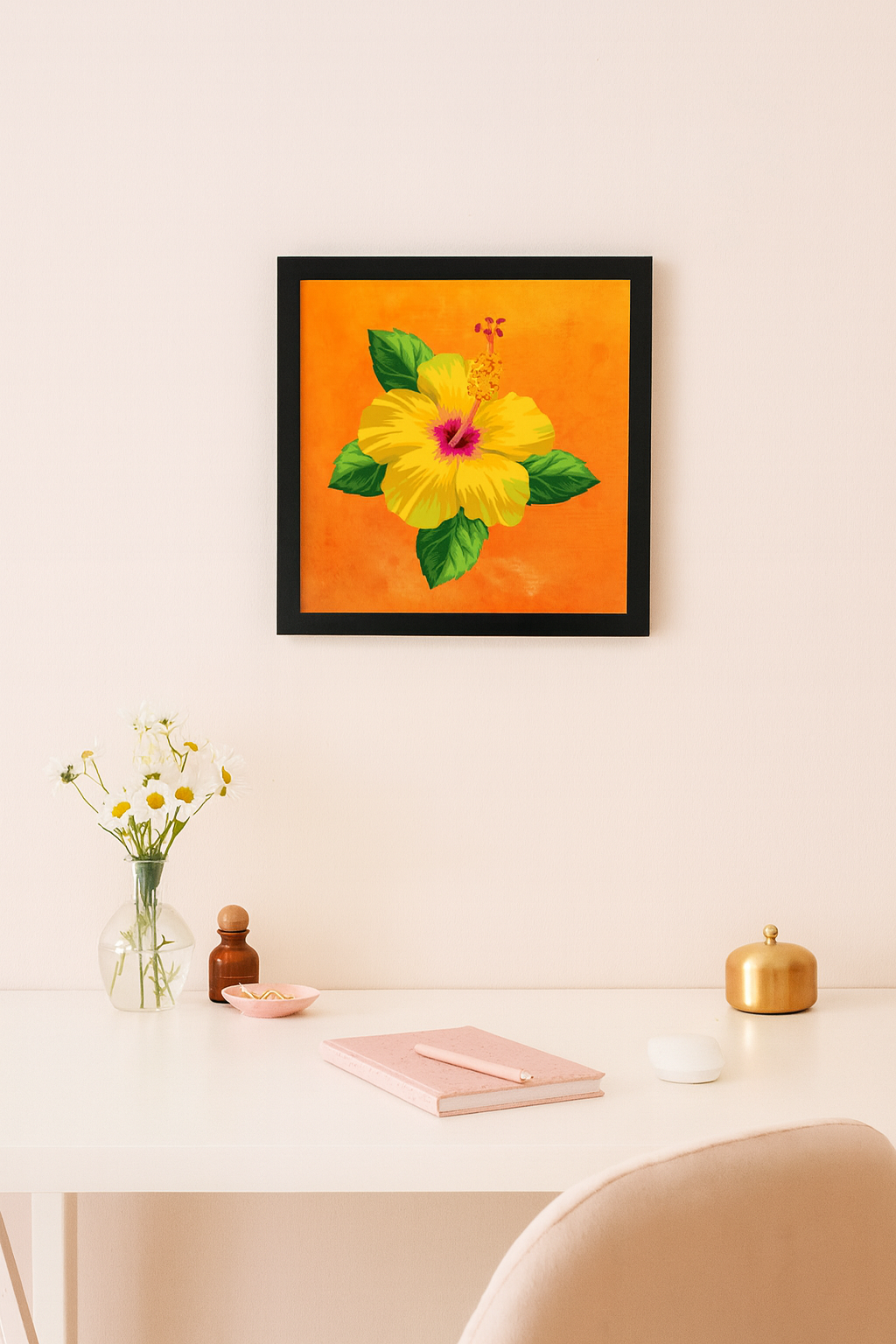 Hibiscus Wall Art
