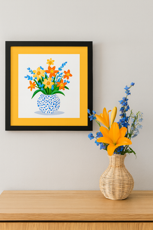 Flower Pot Wall Art