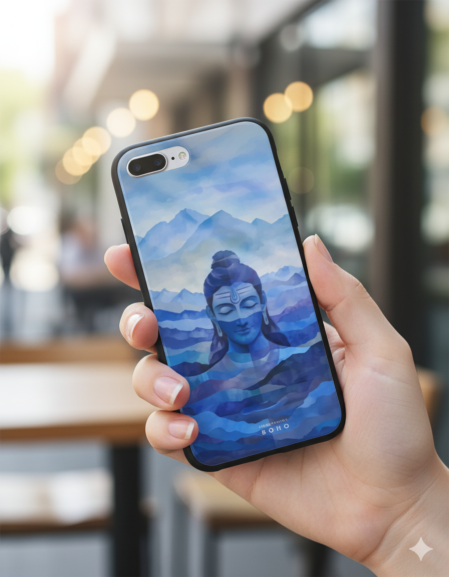 Shiva Shambhu IPhone Glass Case