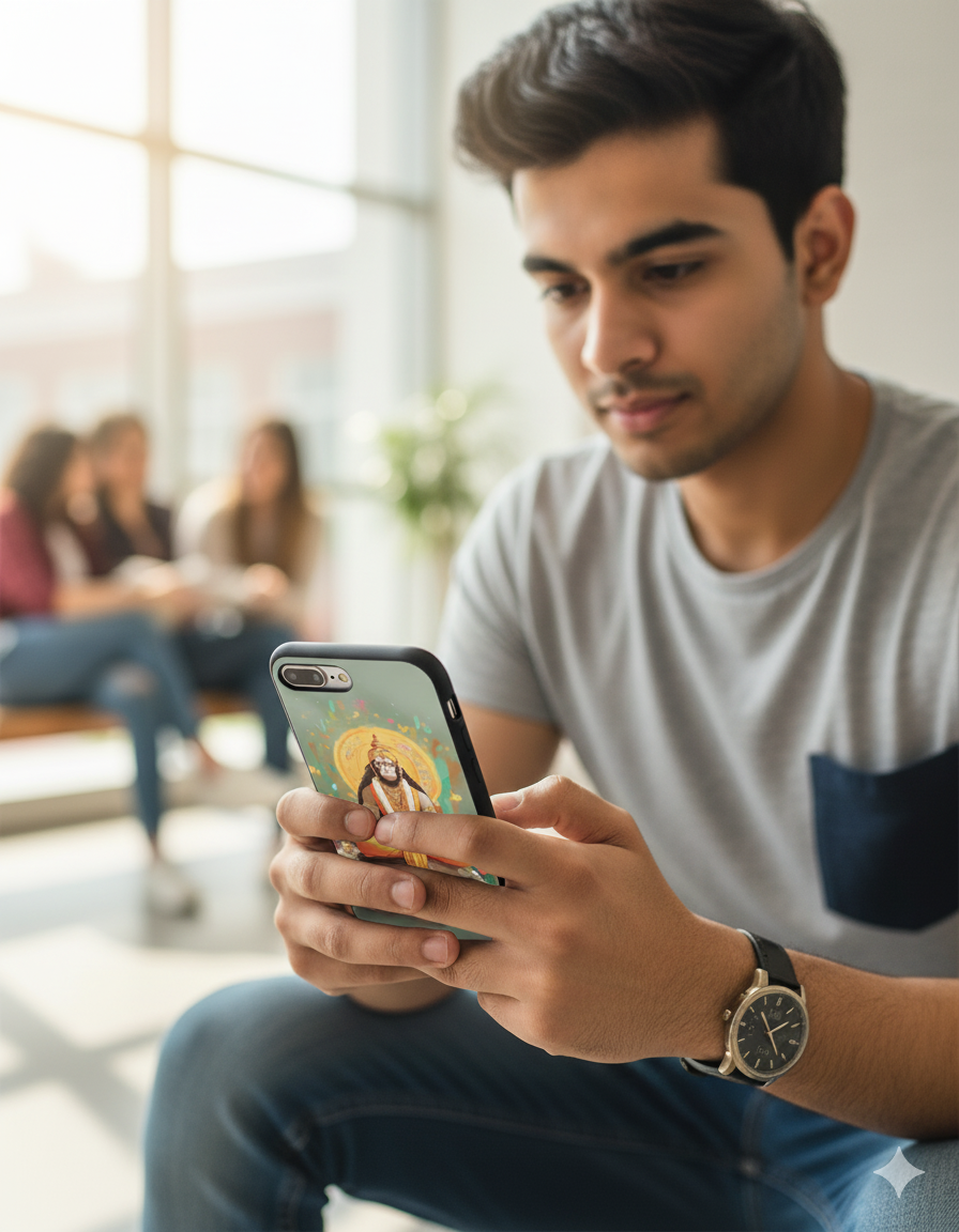 Hanuman IPhone Glass Case