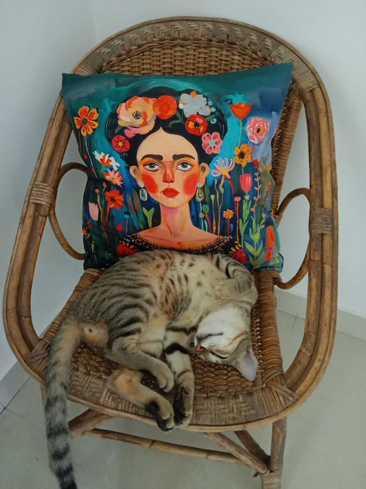 Frida Love Boho Cushion cover