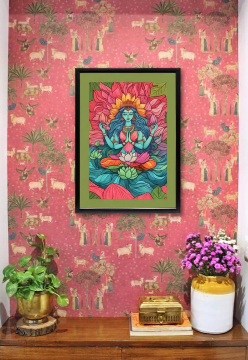 🌸My Wealth Goddess Lakshmi 🌸 Wall Art
