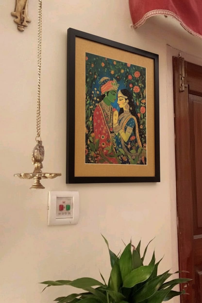 Radha Krishna Wall Art