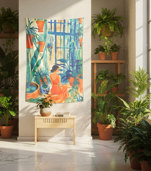 Boho Urban Jungle Tapestry