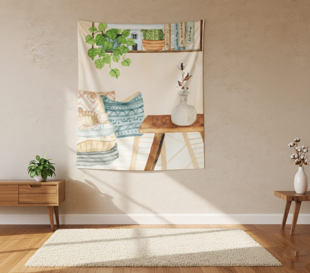 My Blissful Home Tapestry