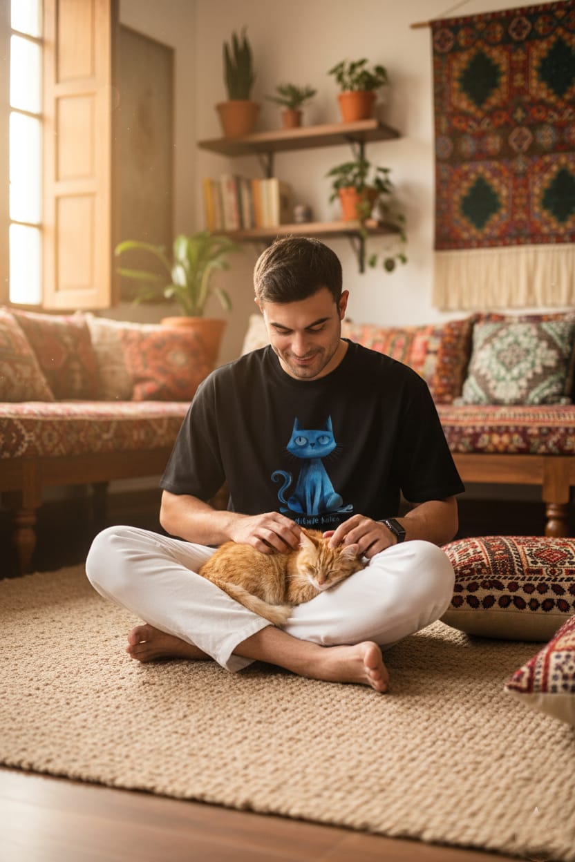 Catitude Oversized Unisex Tshirt