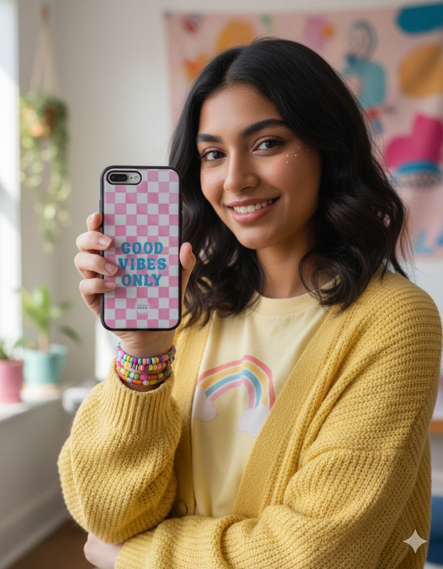 Good Vibes Only IPhone Glass Case