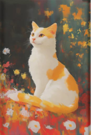 The Farsighted Cat Wall Art