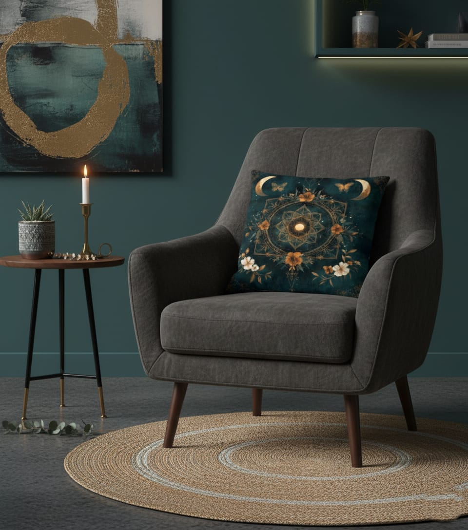 Boho Mystical Designer Cushion Cover