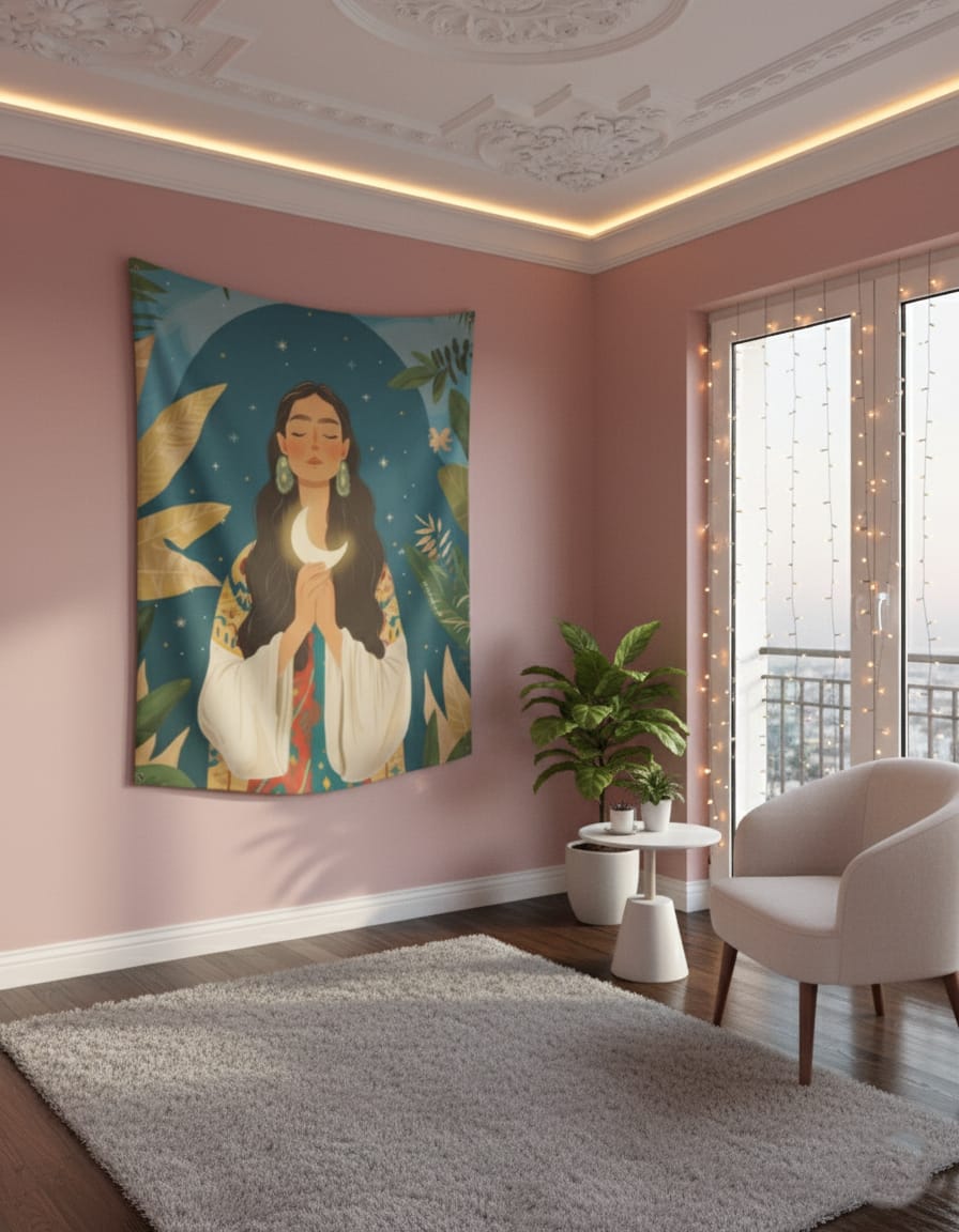 Cosmic Queen Tapestry