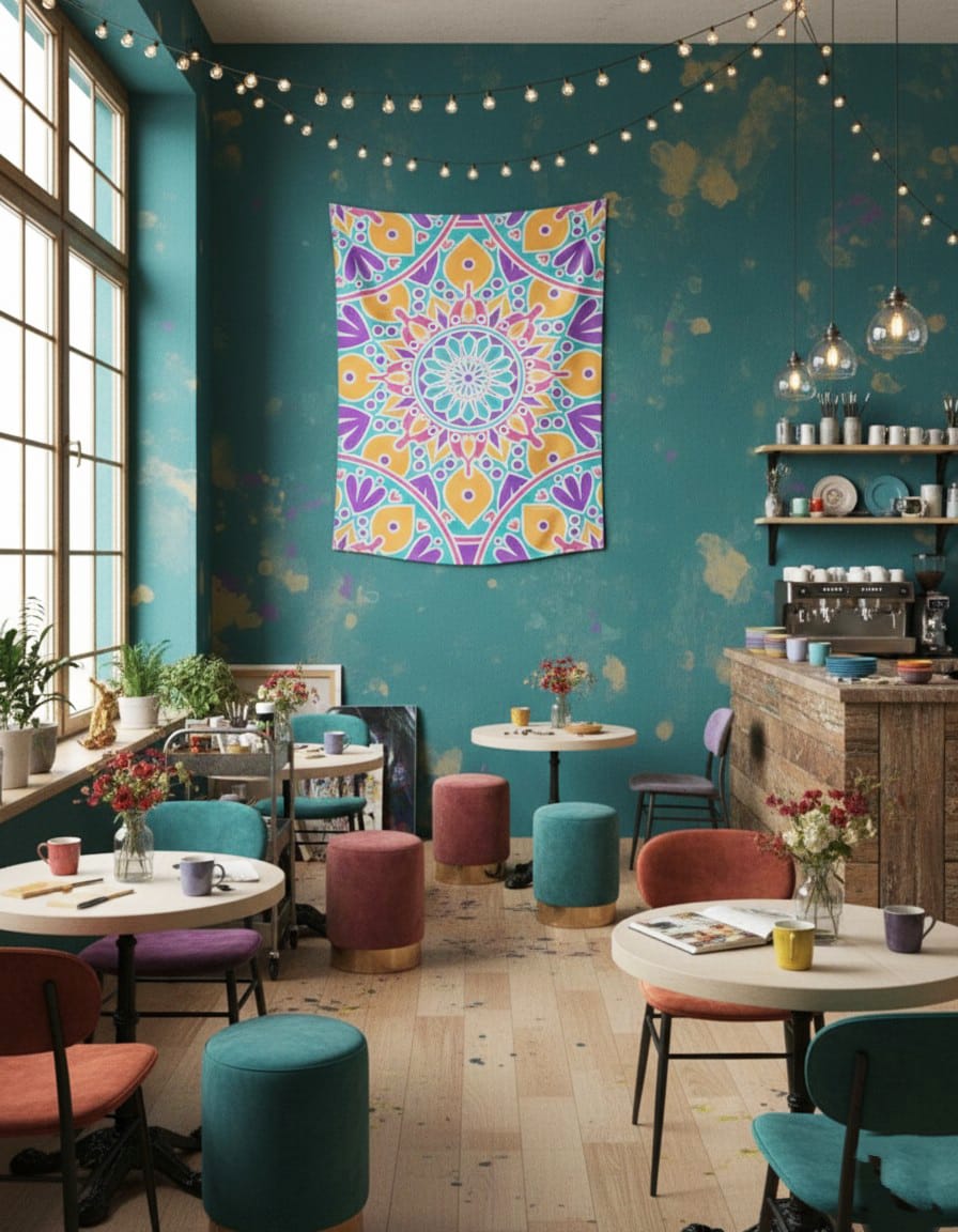 Purple Haze Mandala Tapestry