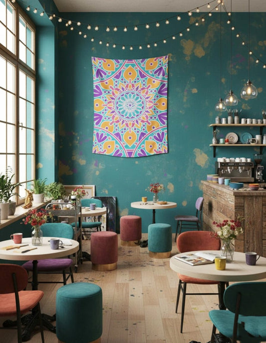 Purple Haze Mandala Tapestry