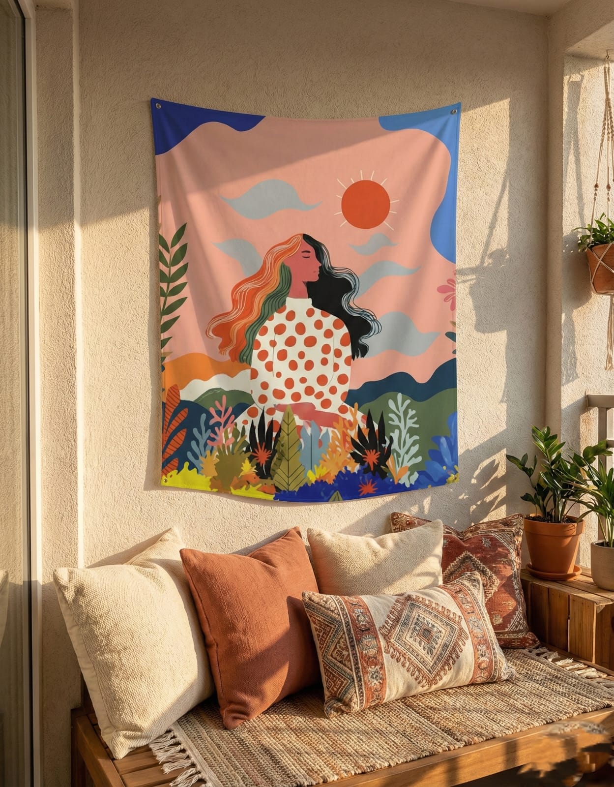The Sun Bather Tapestry